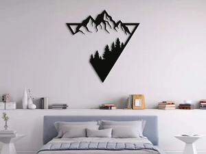 Mountains Wall Art 3D Printed