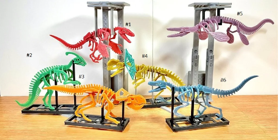 3D Printed Dinosaur Puzzle - Build Your Own Adventure!