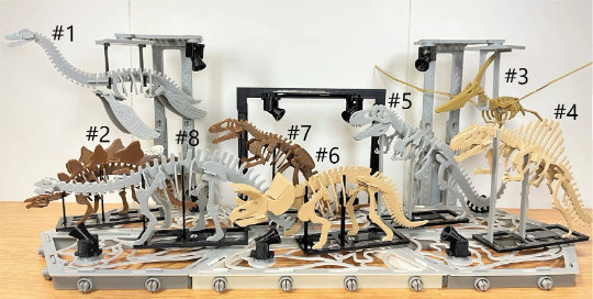 3D Printed Dinosaur Puzzle Vol 2 - Assemble Your Own Prehistoric World!