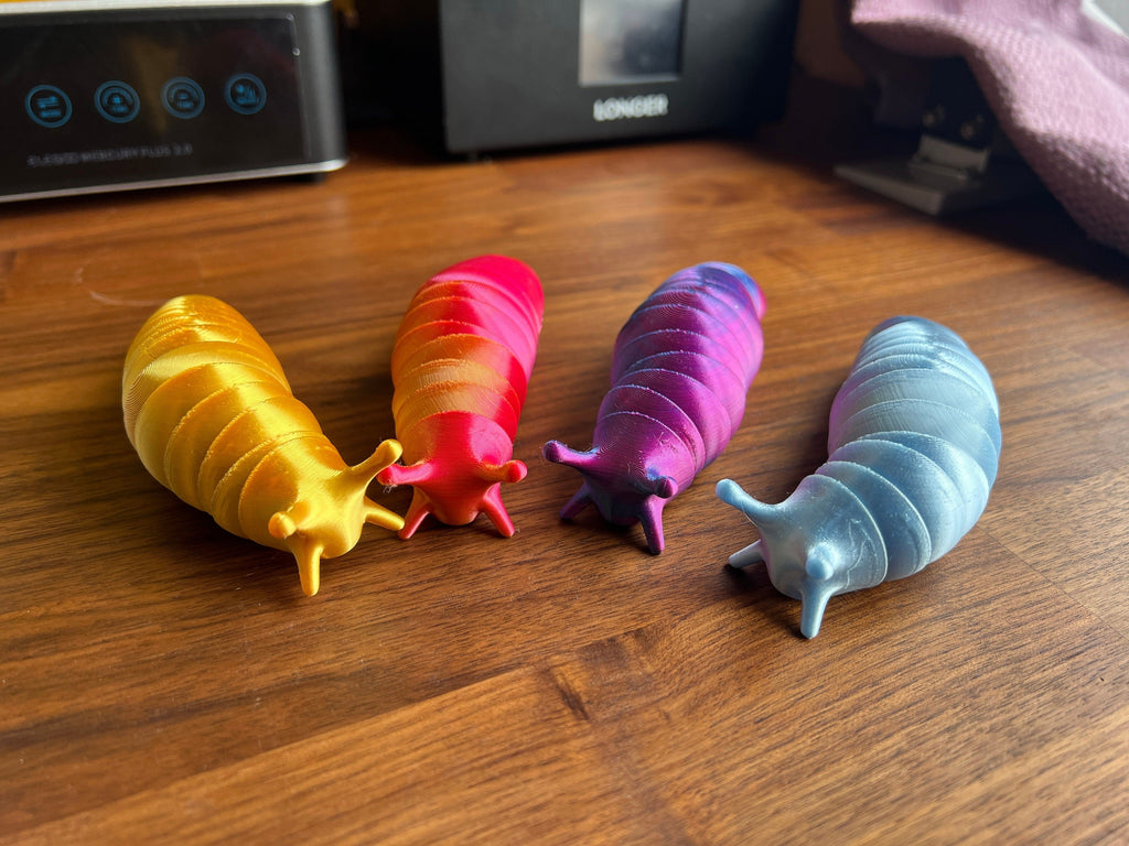 Articulated Slug Fidget Toy